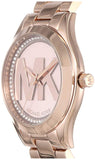 Michael Kors Slim Runway Rose Gold Dial Rose Gold Steel Strap Watch for Women - MK3549 Authentic Buy Shop Now
