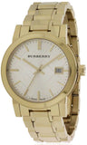 Burberry The City White Dial Gold Steel Strap Watch for Women - BU9103 Authentic Buy Shop Now