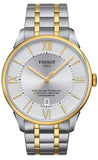 Tissot Chemin Des Tourelles Powermatic 80 Cosc Silver Dial Two Tone Steel Strap Watch For Men - T099.408.22.038.00 Authentic Buy Shop Now