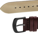 Versace V-Circle Manifesto Black Dial Maroon Leather Strap Watch for Men - VBQ040017 Authentic Buy Shop Now