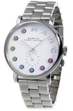 Marc Jacobs Marc White Dial Silver Steel Strap Watch for Women - MBM3420 Authentic Buy Shop Now