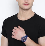 Guess Trade Blue Dial Blue Silicone Strap Watch for Men - W0967G2 Authentic Buy Shop Now