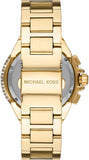 Michael Kors Camille Chronograph White Dial Gold Steel Strap Watch For Women - MK6994 Authentic Buy Shop Now