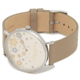 Coach Perry Quartz Silver Dial Brown Leather Strap Watch for Women - 14503326 Authentic Buy Shop Now
