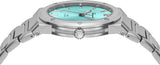 Salvatore Ferragamo F-80 Classic Tiffany Blue Dial Silver Steel Strap Watch for Men - SFDT02323 Authentic Buy Shop Now