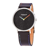 Coach Perry Black Dial Black Leather Strap Watch for Women - 14503033 Authentic Buy Shop Now