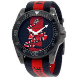 Gucci Dive Blue & Red Dial Blue & Red Nylon Strap Watch For Men - YA136214 Authentic Buy Shop Now