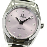 Omega Seamaster Aqua Terra Quartz Purple Dial Silver Steel Strap Watch for Women - 220.10.28.60.60.001 Authentic Buy Shop Now