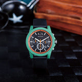Armani Exchange Outerbanks Chronograph Black Dial Black Silicone Strap Watch For Men - AX1348 Authentic Buy Shop Now