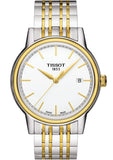 Tissot T Classic Carson Quartz White Dial Two Tone Steel Strap Watch for Men - T085.410.22.011.00 Authentic Buy Shop Now