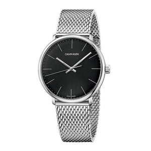 Calvin Klein High Noon Black Dial Silver Mesh Bracelet Watch for Men - K8M21121 Authentic Buy Shop Now