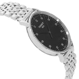 Tissot Everytime Large Black Dial Silver Mesh Bracelet Watch For Men - T109.610.11.077.00 Authentic Buy Shop Now