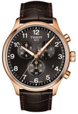Tissot Chrono XL Black Dial Brown Leather Strap Watch For Men - T116.617.36.057.01 Authentic Buy Shop Now
