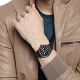 Lacoste Continental Black Dial Black Leather Strap Watch for Men - 2011042 Authentic Buy Shop Now