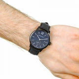 Burberry The Classic Black Dial Black Leather Strap Watch for Men - BU10003 Authentic Buy Shop Now