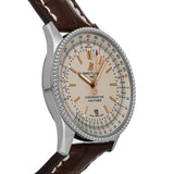 Breitling Navitimer 1 Automatic 41mm White Dial Brown Leather Strap Mens Watch - A17326211G1P1 Authentic Buy Shop Now