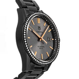Tag Heuer Carrera Quartz Diamonds Black Dial Black Steel Strap Watch for Women - WAR1115.BA0602 Authentic Buy Shop Now