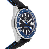 Tag Heuer Aquaracer Calibre 5 Automatic Black Dial Black Nylon Strap Watch for Men - WAY211B.FC6363 Authentic Buy Shop Now