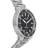 Oris Aquis Date Black Dial Silver Steel Strap Watch for Men - 0173377304134-0782405PEB Authentic Buy Shop Now