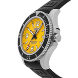 Breitling Superocean Automatic 44mm Yellow Dial Black Rubber Strap Watch for Men - A17367021I1S1 Authentic Buy Shop Now