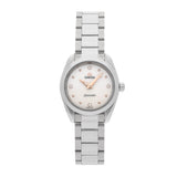 Omega Seamaster Aqua Terra Quartz Diamond Silver Dial Silver Steel Strap Watch for Women - 220.10.28.60.54.001 Authentic Buy Shop Now