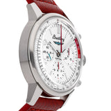 Breitling Top Time B01 Ford Thunderbird White Dial Red Leather Strap Watch for Men - AB01766A1A1X1 Authentic Buy Shop Now