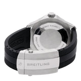 Breitling Superocean Automatic 44 Turquoise Dial Black Rubber Strap Watch for Men - A17376211L2S1 Authentic Buy Shop Now