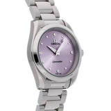 Omega Seamaster Aqua Terra Quartz Purple Dial Silver Steel Strap Watch for Women - 220.10.28.60.60.001 Authentic Buy Shop Now