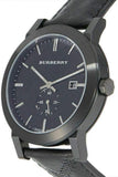Burberry The City Black Dial Black Leather Strap Watch for Men - BU9906 Authentic Buy Shop Now