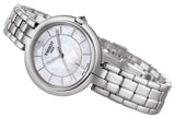 Tissot T Lady Flamingo Mother of Pearl White Dial Silver Steel Strap Watch For Women - T094.210.11.111.00 Authentic Buy Shop Now