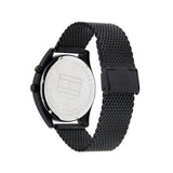 Tommy Hilfiger Deacon Analog Black Dial Black Mesh Bracelet Watch for Men - 1791547 Authentic Buy Shop Now