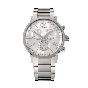 Calvin Klein Post Minimal White Dial Silver Steel Strap Watch for Men - K7627126 Authentic Buy Shop Now