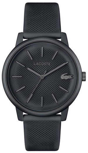 Lacoste 12.12 Move Gray Dial Gray Silicon Strap Watch for Men - 2011242 Authentic Buy Shop Now