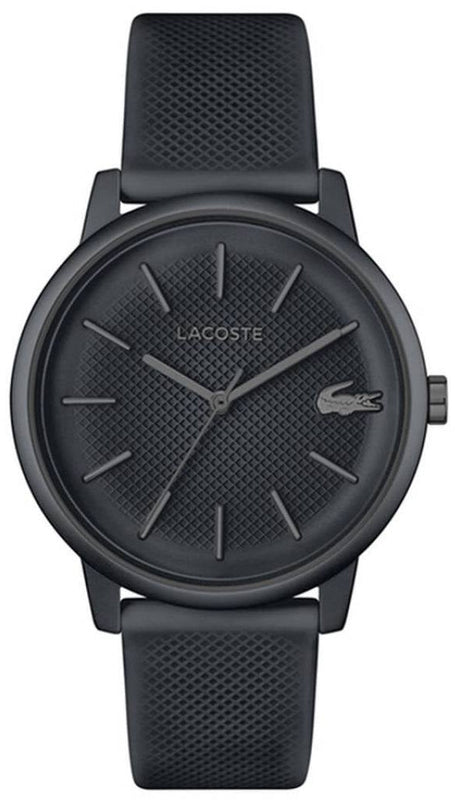 Lacoste 12.12 Move Gray Dial Gray Silicon Strap Watch for Men - 2011242 Authentic Buy Shop Now