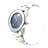 Movado Bold Blue Dial Silver Steel Strap Watch for Women - 3600396 Authentic Buy Shop Now