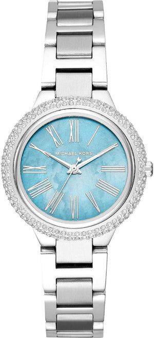 Michael Kors Taryn Quartz Blue Dial Blue Steel Strap Watch For Women - MK6563 Authentic Buy Shop Now
