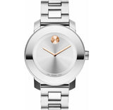 Movado Bold Silver Dial Silver Steel Strap Watch For Women - 3600084 Authentic Buy Shop Now