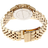 Michael Kors Lexington Chronograph Gold Dial Gold Steel Strap Watch for Women - MK5556 Authentic Buy Shop Now