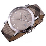 Burberry The City Nova Beige Dial Grey Leather Strap Watch for Women - BU9023 Authentic Buy Shop Now