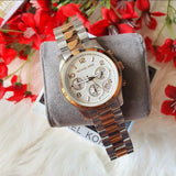 Michael Kors Runway Silver Dial Two Tone Steel Strap Watch for Women - MK5315 Authentic Buy Shop Now