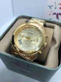 Fossil Boyfriend Gold Dial Gold Steel Strap Watch for Women - ES3884 Authentic Buy Shop Now