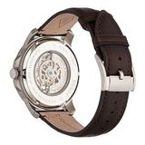 Fossil Grant Automatic Skeleton Black Dial Brown Leather Strap Watch for Men - ME3095 Authentic Buy Shop Now