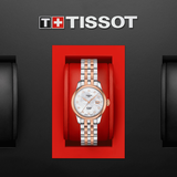 Tissot Le Locle Automatic Lady Mother of Pearl Dial Two Tone Steel Strap Watch For Women - T006.207.22.116.00 Authentic Buy Shop Now