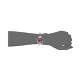 Gucci Horsebit Quartz Red Dial Silver Steel Strap Watch For Women - YA139502 Authentic Buy Shop Now