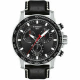 Tissot Supersport Chrono Black Dial Black Leather Strap Watch for Men - T125.617.16.051.00 Authentic Buy Shop Now