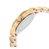 Michael Kors Lennox Three-Hand Silver Dial Gold Steel Strap Watch For Women - MK7278 Authentic Buy Shop Now