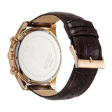 Guess Pursuit Chronograph Brown Dial Brown Leather Strap Watch for Men - W0500G3 Authentic Buy Shop Now