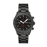 Hugo Boss Aero Black Dial Black Steel Strap Watch for Men - 1513771 Authentic Buy Shop Now