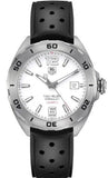 Tag Heuer Formula 1 Quartz White Dial Black Rubber Strap Watch for Men - WAZ2114.FT8023 Authentic Buy Shop Now