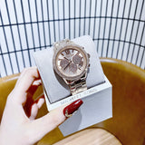 Michael Kors Bryn Pavé Quartz Gold Dial Gold Steel Strap Watch For Women - MK7199 Authentic Buy Shop Now